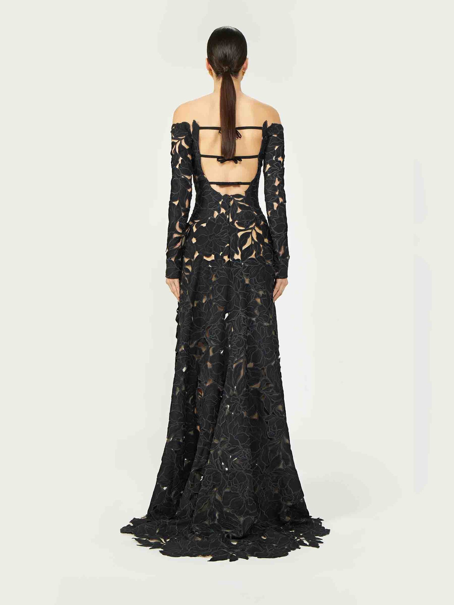 Outlet online Costarellos Mujer Vestido Maxi Kasia color Negro sku 732-001500 02 - Foto 3