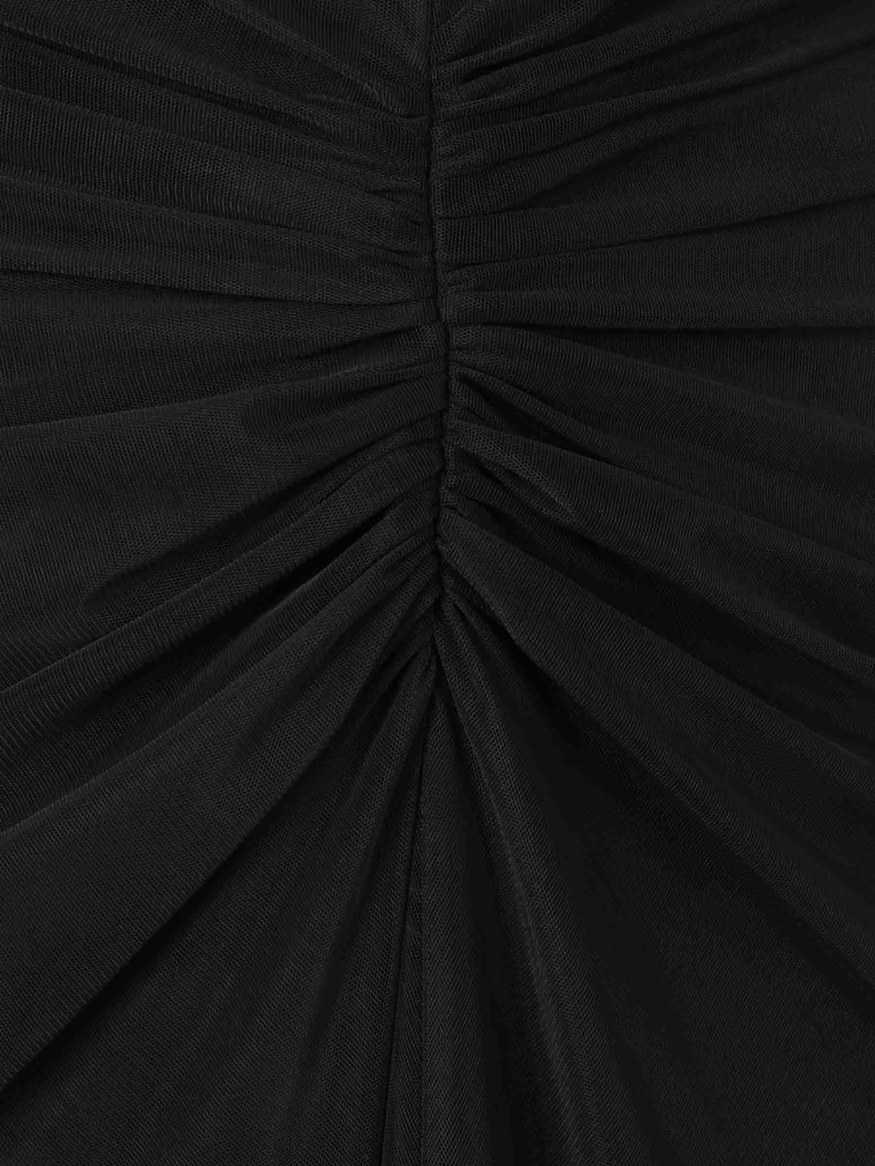 Outlet online Victoria Beckham Mujer Vestido Maxi Bella color Negro sku 732-001506 01 - Foto 4