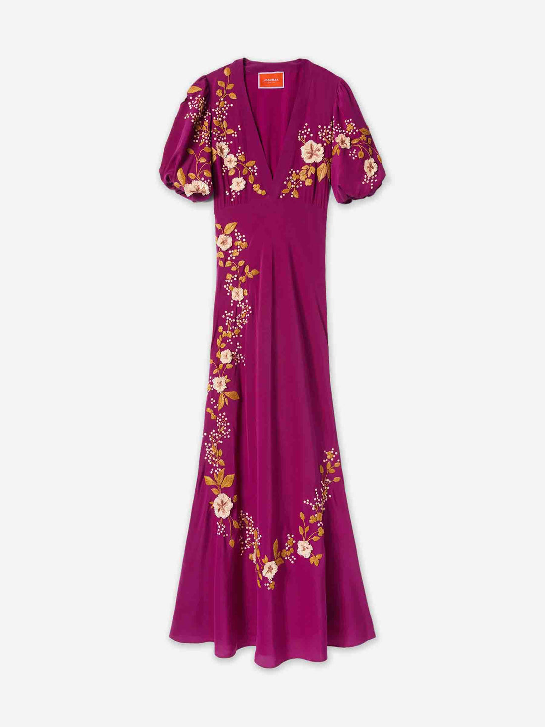 Outlet online LaDoubleJ Mujer Vestido Maxi Marlene color Berenjena sku 732-001522 01 - Foto 1