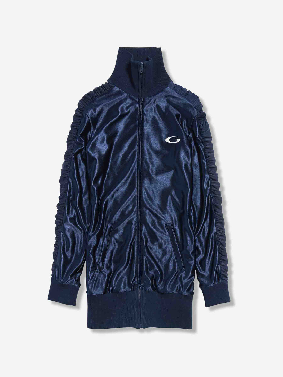Outlet online Balenciaga Mujer Vestido Mini Tracksuit color Azul Marino sku 732-001553 01 - Foto 1