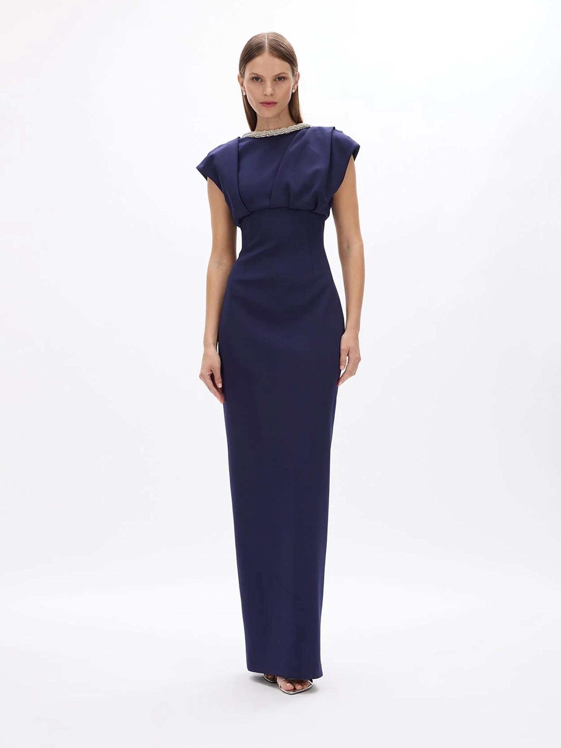 Outlet online Rachel Gilbert Mujer Vestido Orion Trim color Azul Marino sku 732-001559 01 - Foto 1