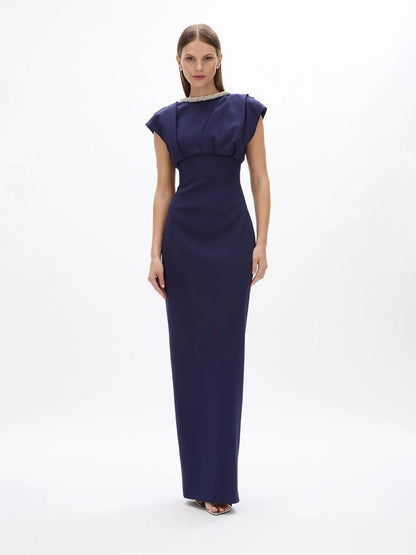 Outlet online Rachel Gilbert Mujer Vestido Orion Trim color Azul Marino sku 732-001559 01 - Foto 1
