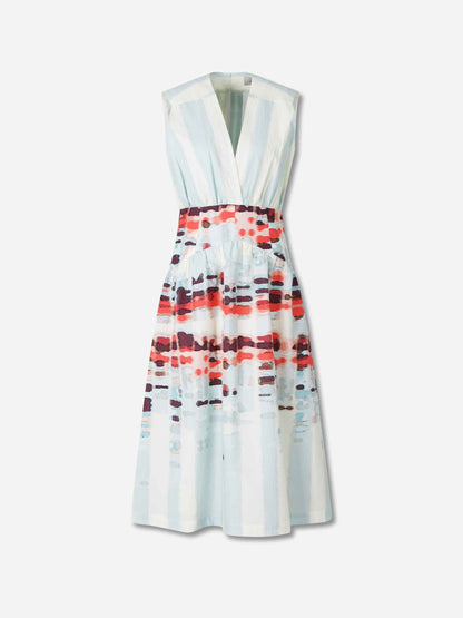 Outlet online Silvia Tcherassi Mujer Vestido Midi Seersucker color Multicolor sku 732-001576 01 - Foto 1