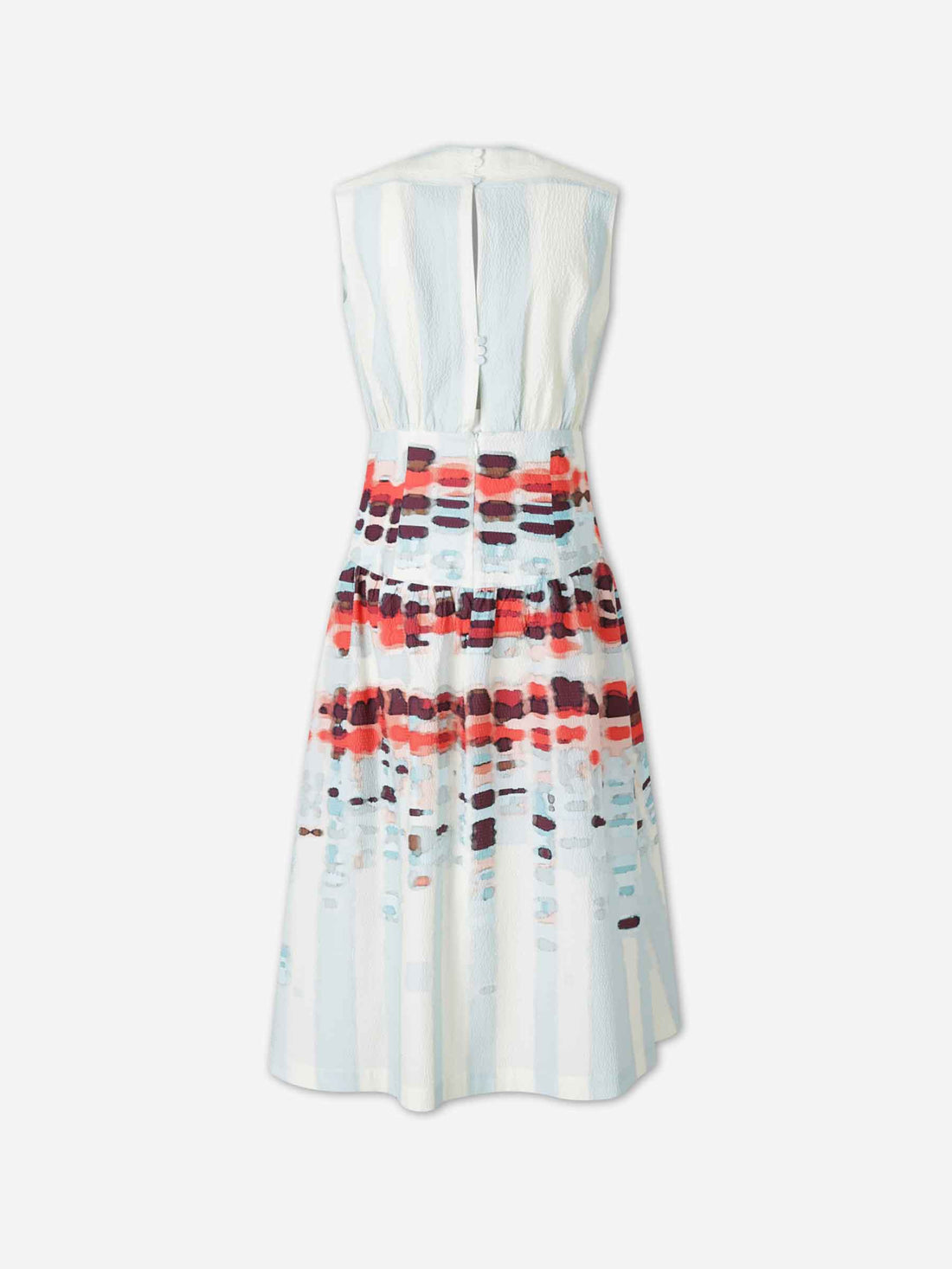 Outlet online Silvia Tcherassi Mujer Vestido Midi Seersucker color Multicolor sku 732-001576 01 - Foto 2