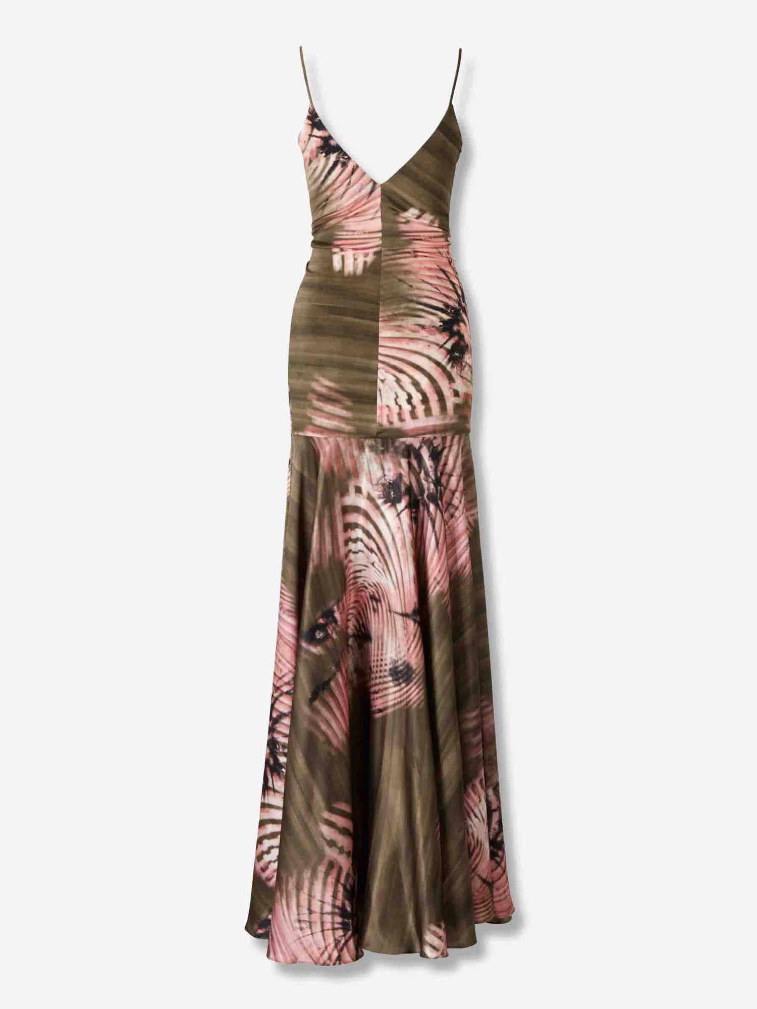 Outlet online Silvia Tcherassi Mujer Vestido Maxi Carmin color Verde Militar sku 732-001579 01 - Foto 2