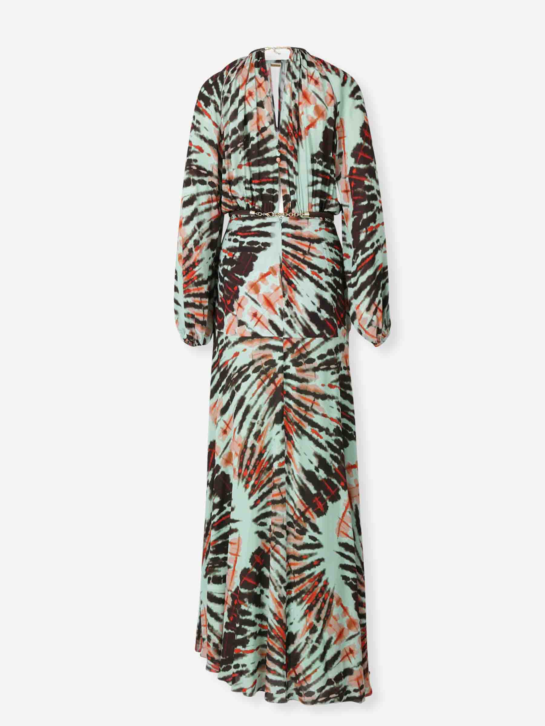 Outlet online Silvia Tcherassi Mujer Vestido Maxi Estampado color Verde Menta sku 732-001580 01 - Foto 2