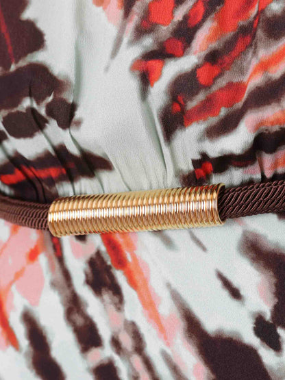 Outlet online Silvia Tcherassi Mujer Vestido Maxi Estampado color Verde Menta sku 732-001580 01 - Foto 3