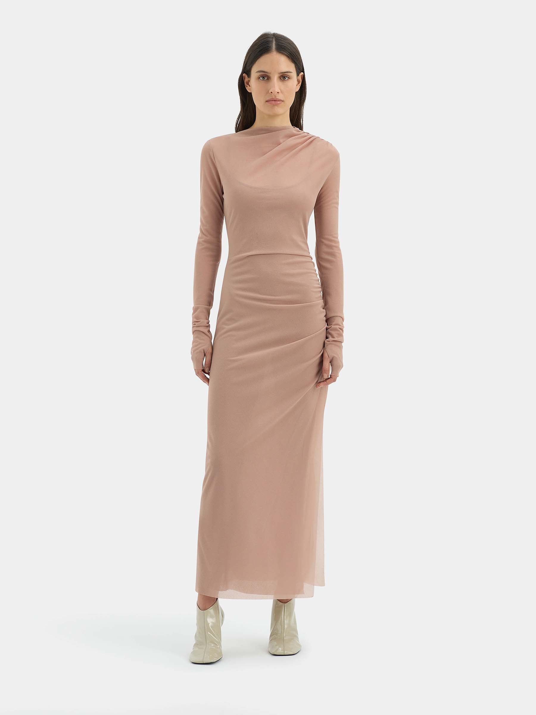 Outlet online SIR. Mujer Vestido Maxi Ruby color Nude sku 732-001604 01 - Foto 1