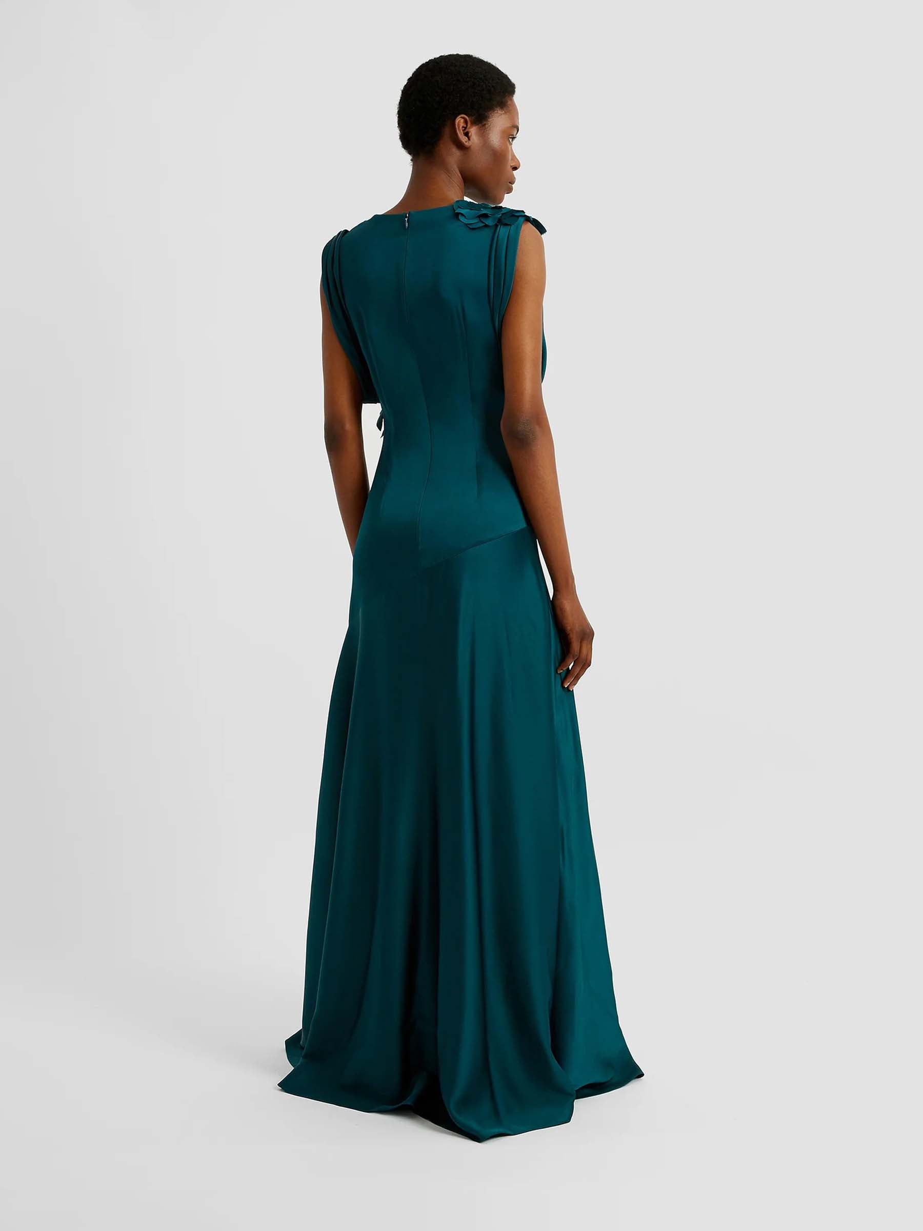 Outlet online Erdem Mujer Vestido Maxi Floral color Verde Oscuro sku 732-001606 01 - Foto 3