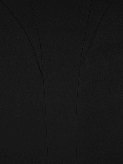 Outlet online Mugler Mujer Vestido Maxi Asimétrico color Negro sku 732-001607 01 - Foto 4