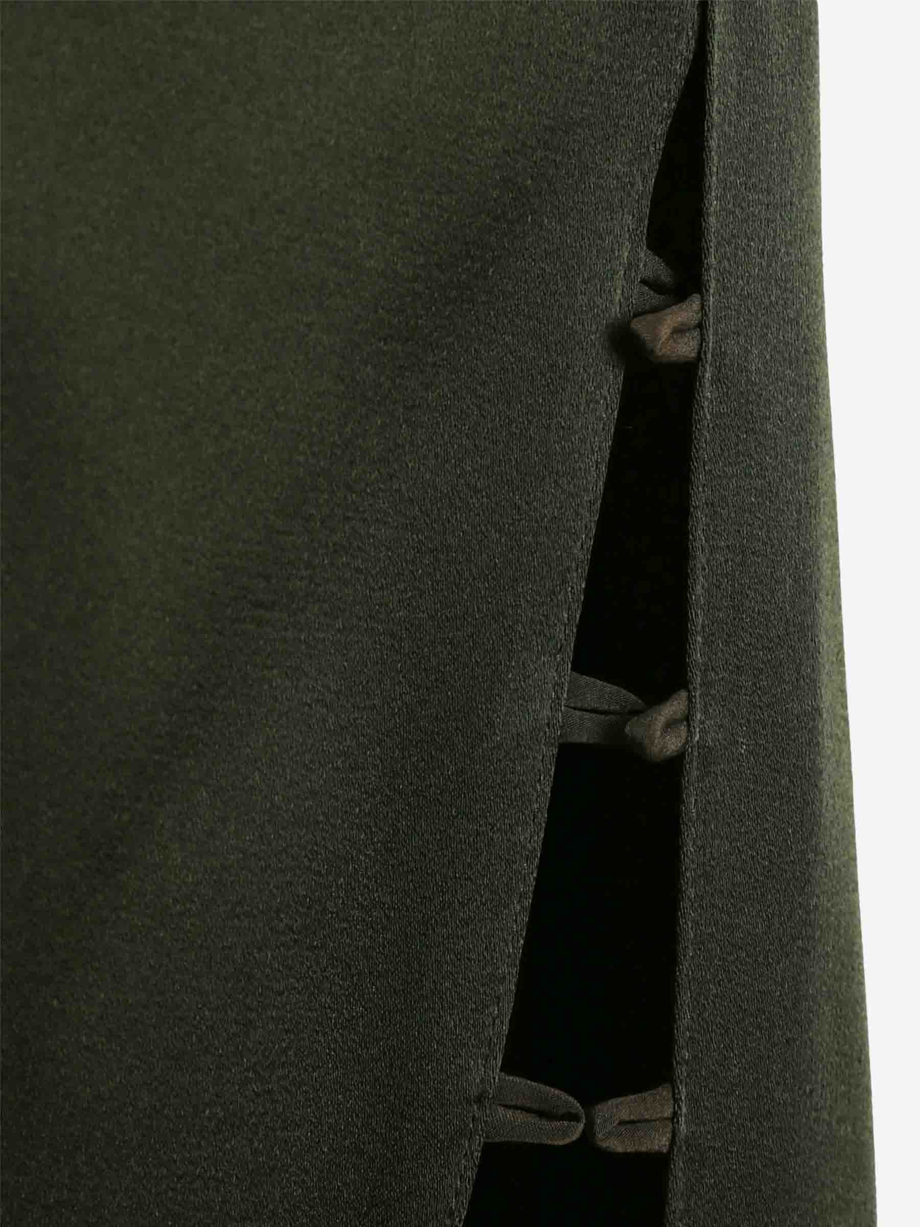 Outlet online Victoria Beckham Mujer Vestido Maxi Asimétrico color Verde Militar sku 732-001613 01 - Foto 3