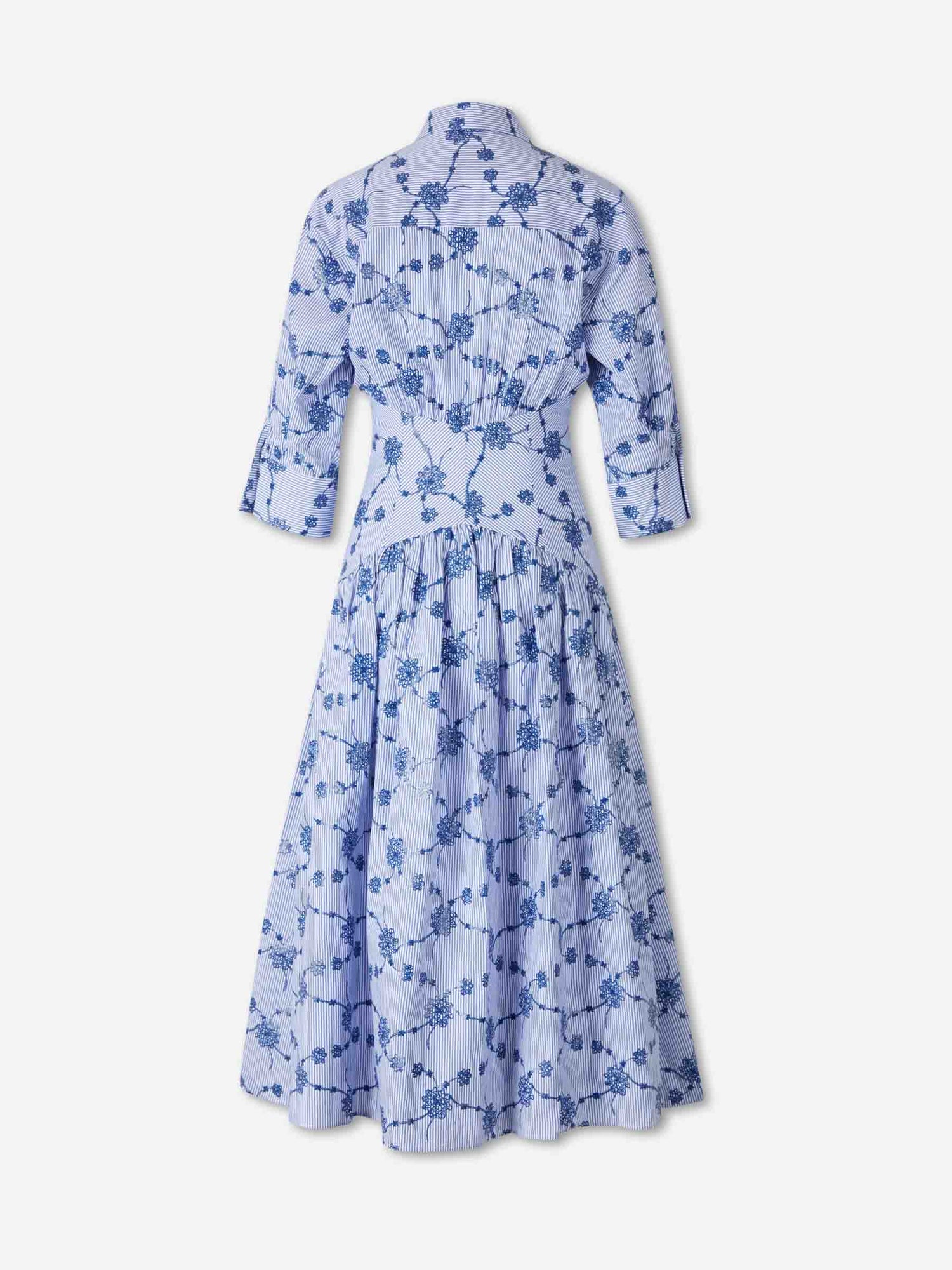 Silvia Tcherassi Mujer Barcelona Vestido Midi Indy color Azul sku 732-001673 01 - Foto 2