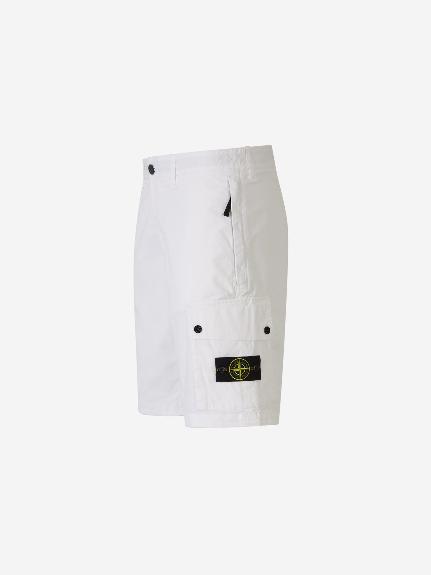 Outlet online Stone Island Hombre Bermudas Cargo Logo color Blanco sku 523-000976 02 - Foto 2