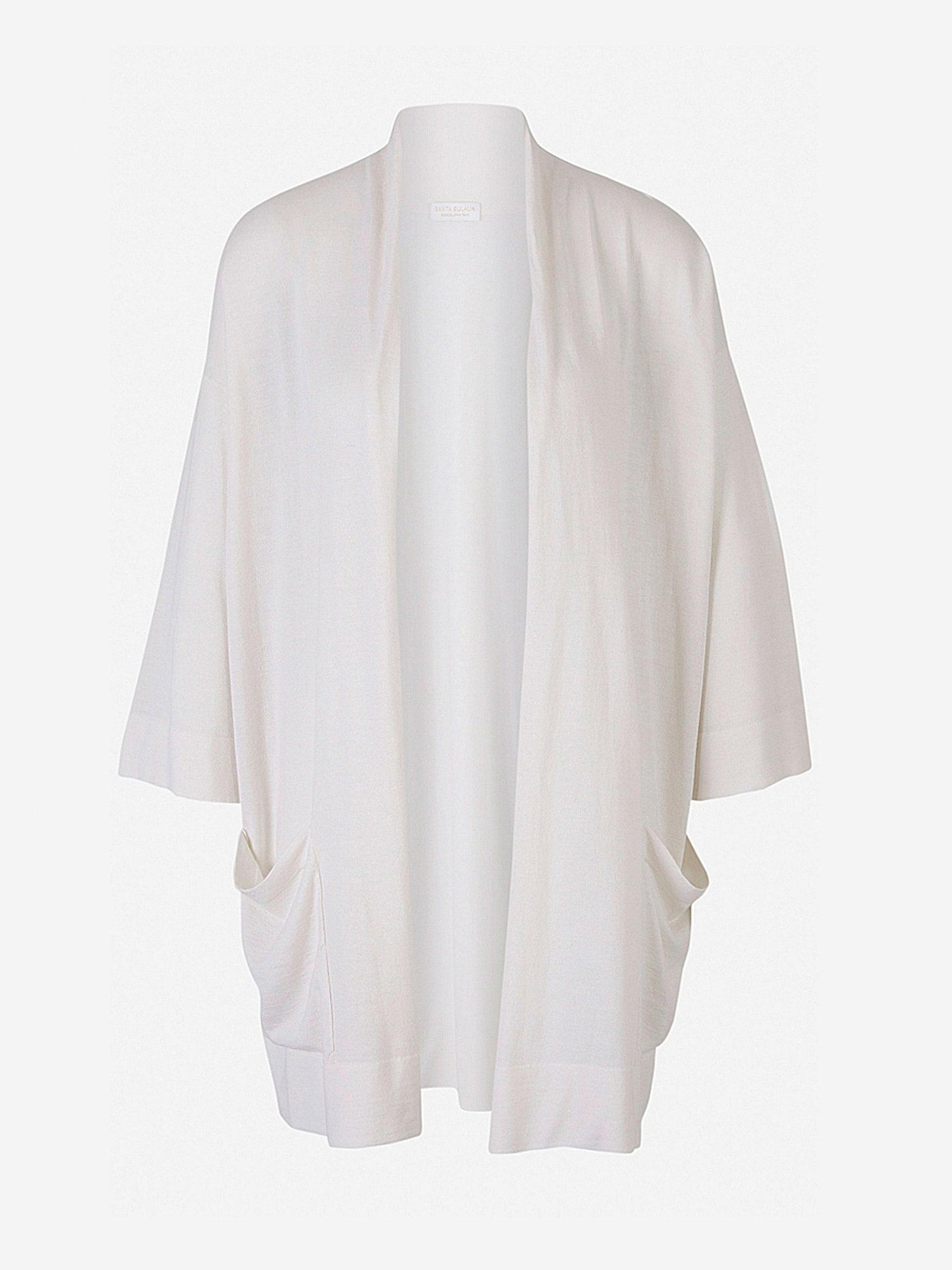 Santa Eulalia Cárdigan Cashmere Seda color Blanco sku 741-001402 01 - Foto 1