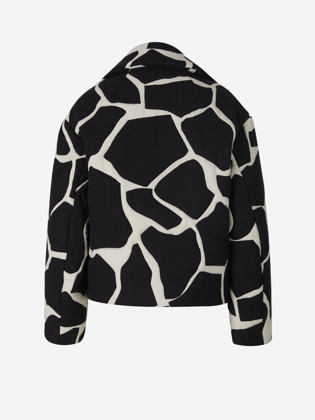 Outlet online Dries Van Noten Mujer Abrigo Estampado Lana color Negro sku 741-001821 01 - Foto 2