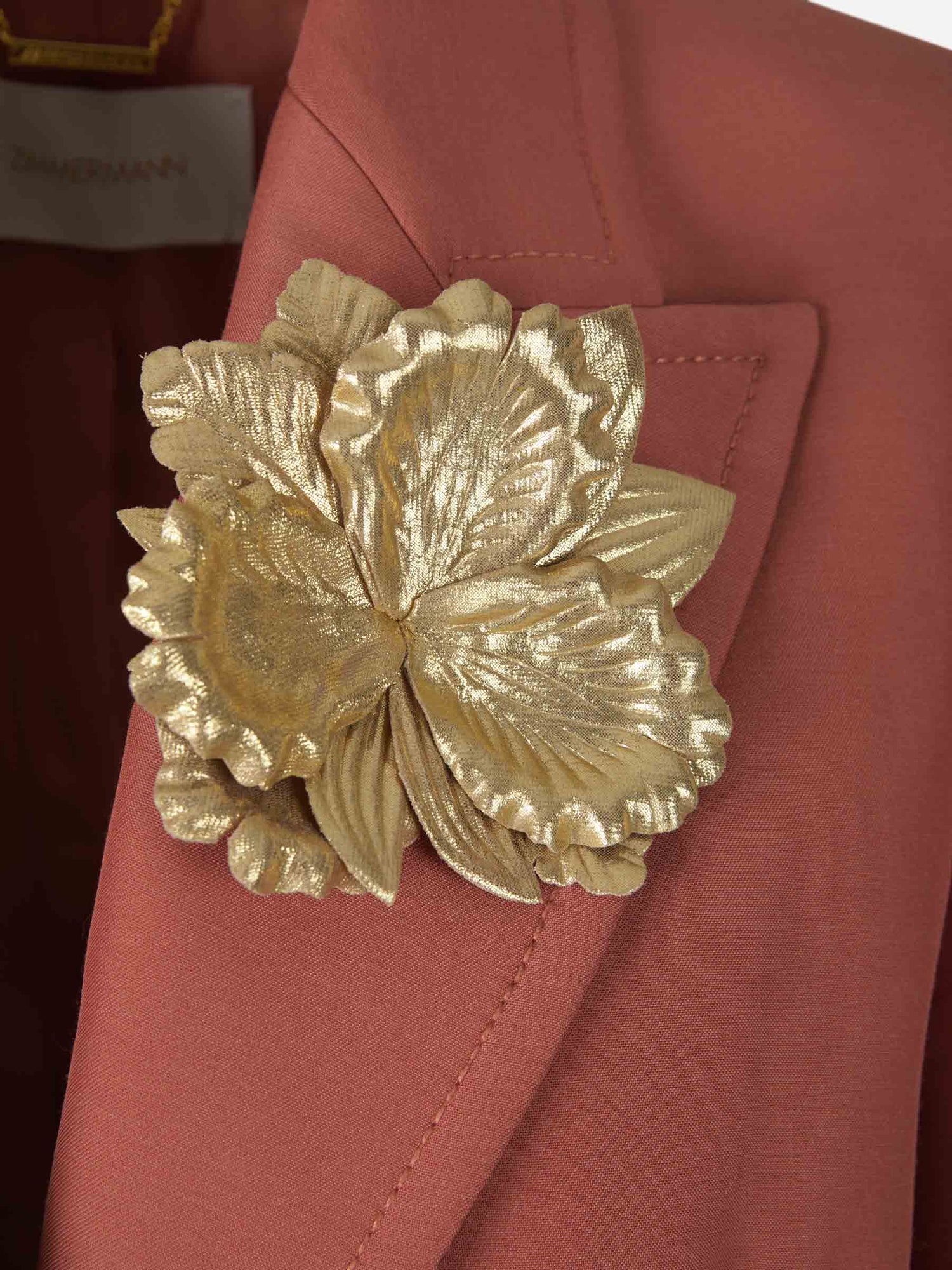 Outlet online Zimmermann Mujer Blazer Kaleidoscope color Coral sku 741-001864 01 - Foto 3