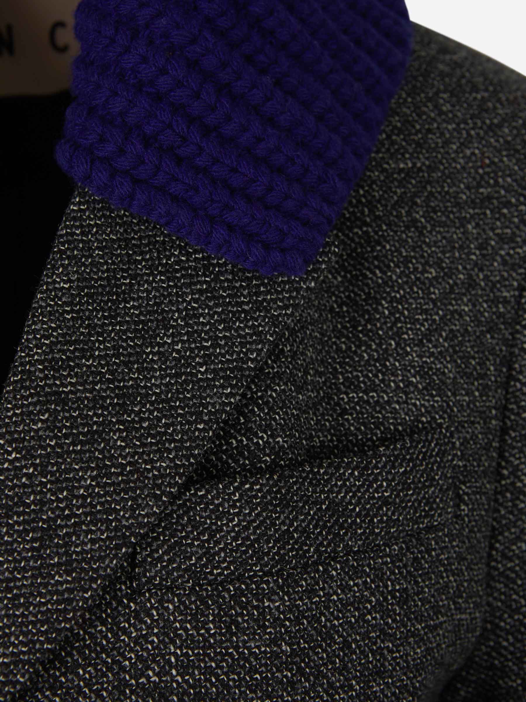 Outlet online Plan C Mujer Blazer Cuello Contraste color Gris Carbón sku 741-001875 01 - Foto 4