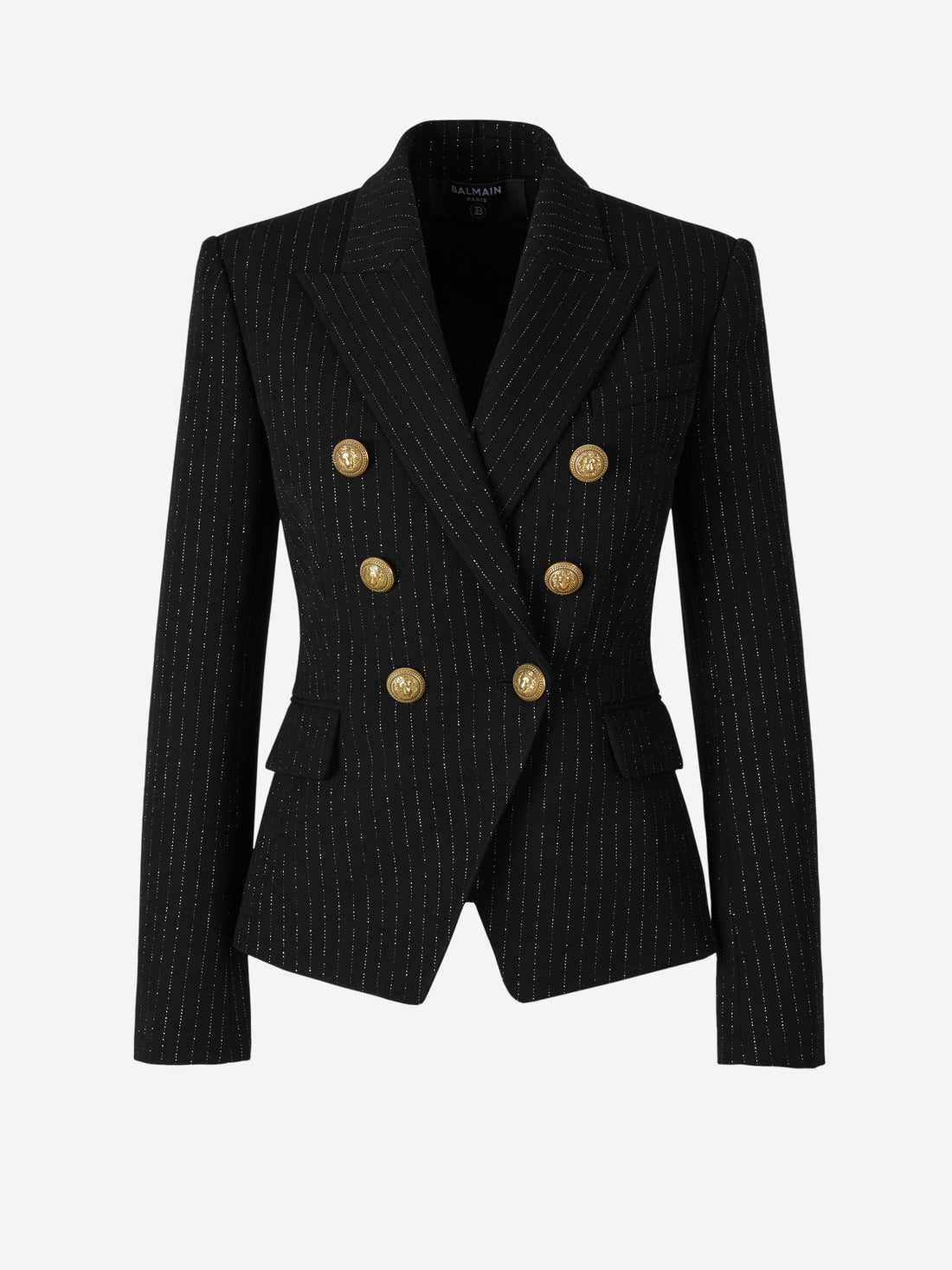 Balmain Blazer Punto Lana color Negro sku 741-002018 01 - Foto 1