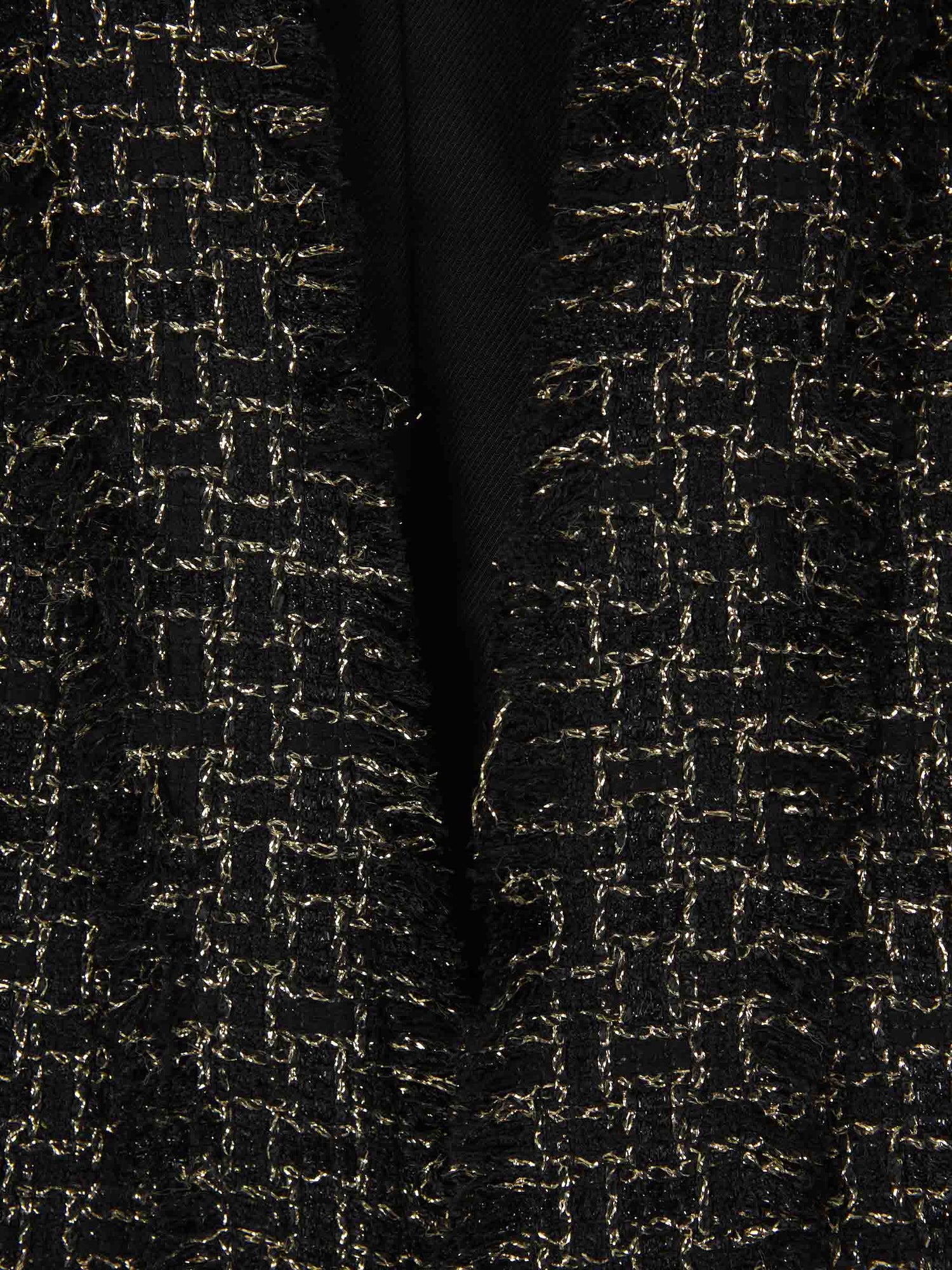 Outlet online Balmain Mujer Blazer Tweed Lúrex color Negro sku 741-002020 01 - Foto 4