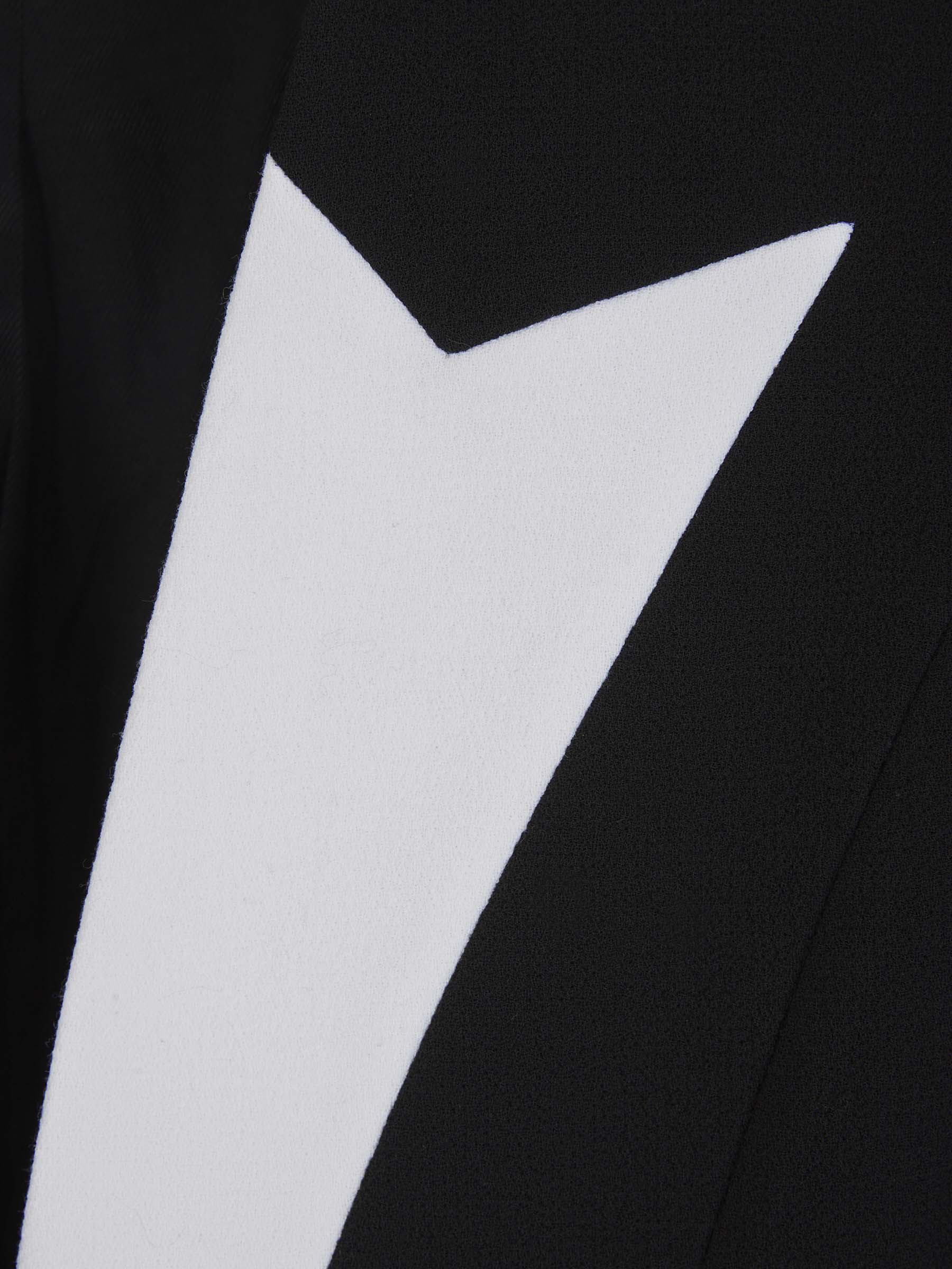 Outlet online Balmain Mujer Blazer Crepé Lana color Negro sku 741-002049 01 - Foto 4
