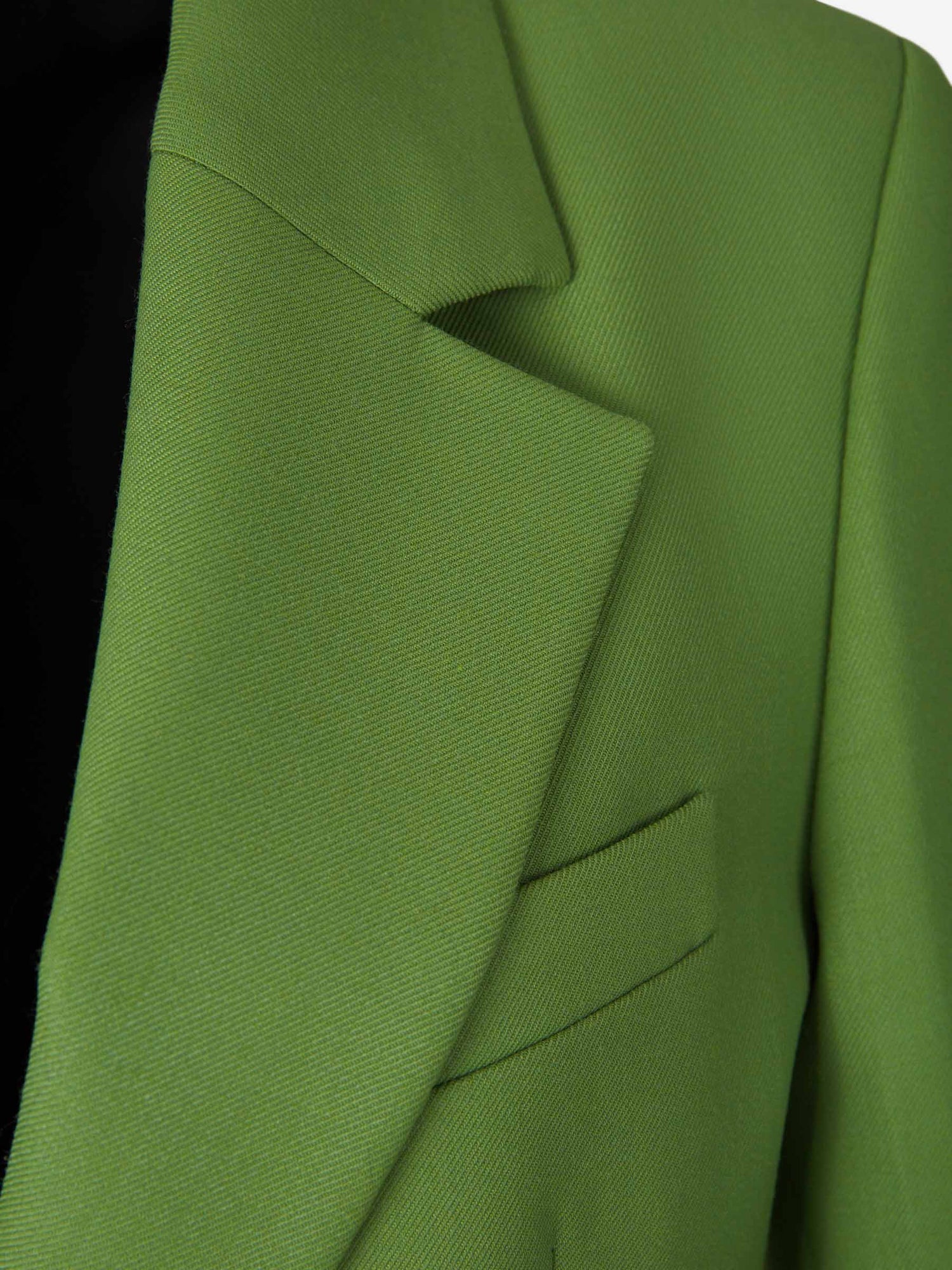 Outlet online Victoria Beckham Mujer Americana Bolsillos Parche color Verde Lima sku 741-002057 01 - Foto 3