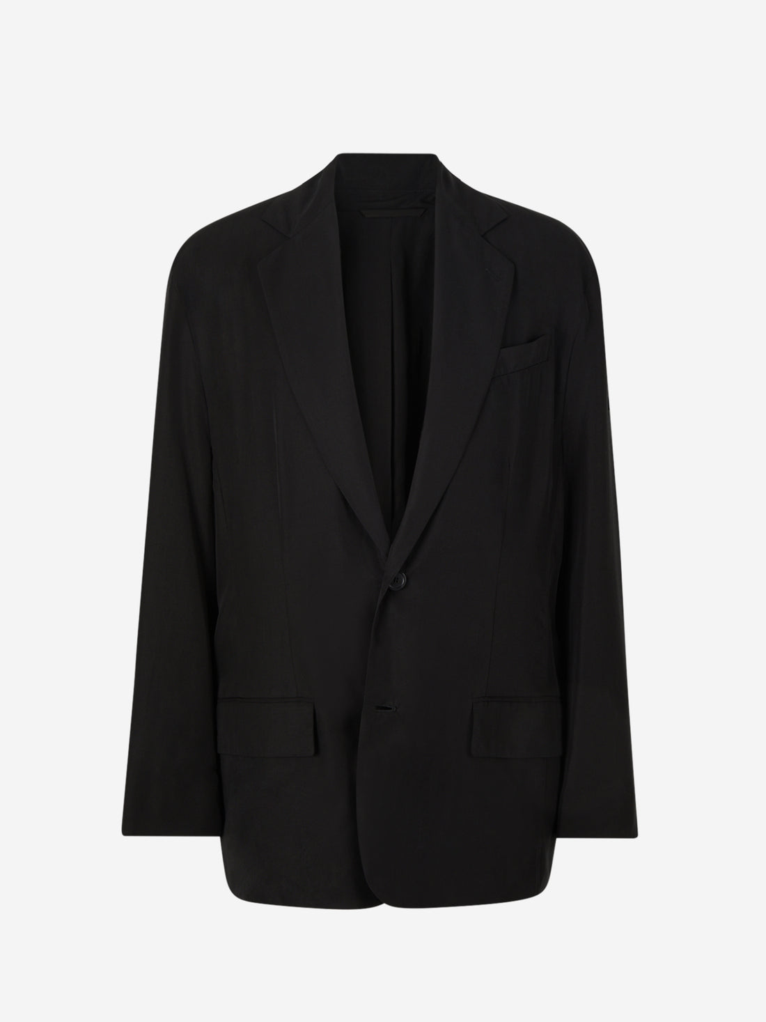 Outlet online Balenciaga Mujer Blazer Fluida Logo color Negro sku 741-002152 01 - Foto 1