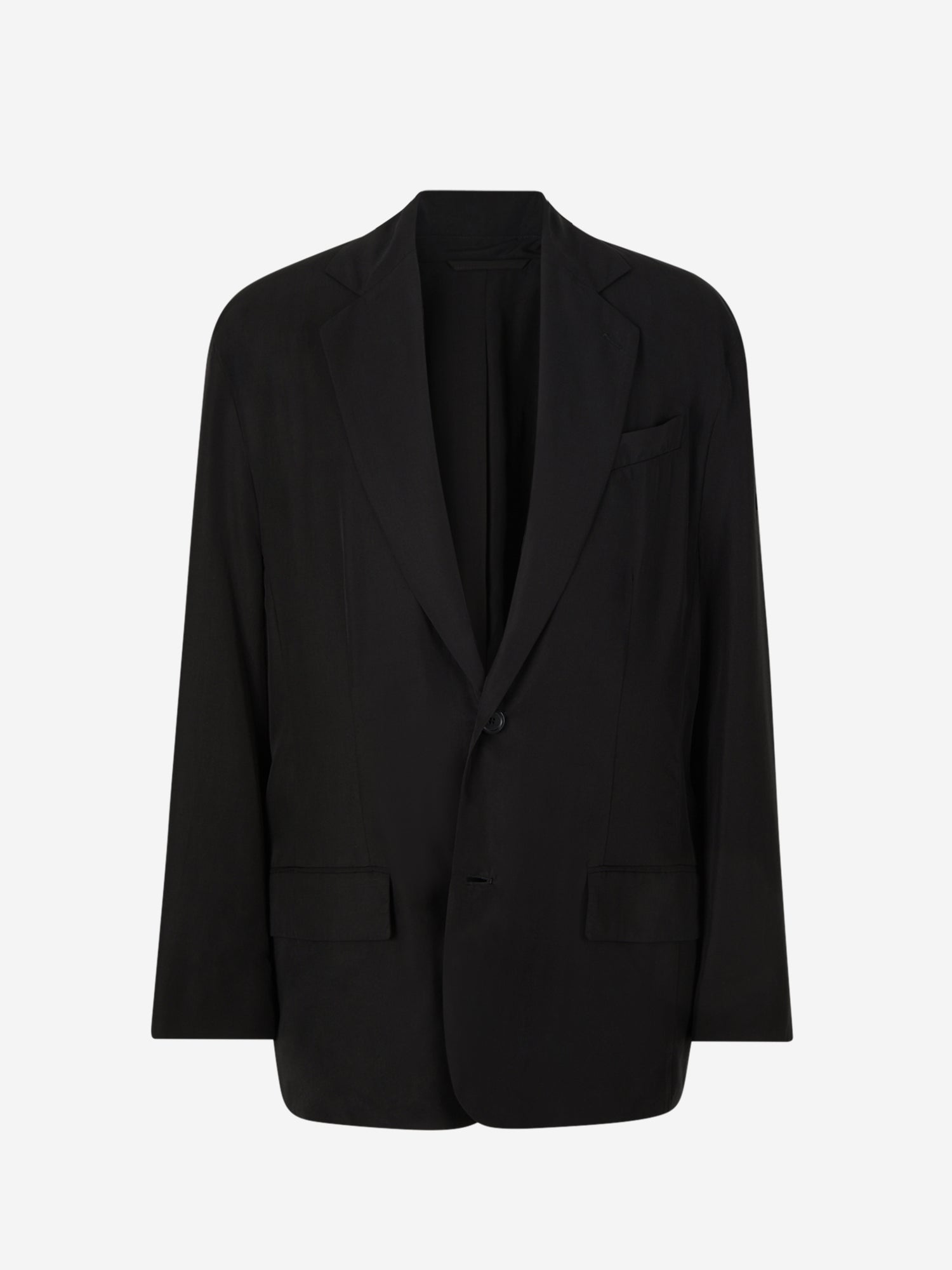 Outlet online Balenciaga Mujer Blazer Fluida Logo color Negro sku 741-002152 01 - Foto 1
