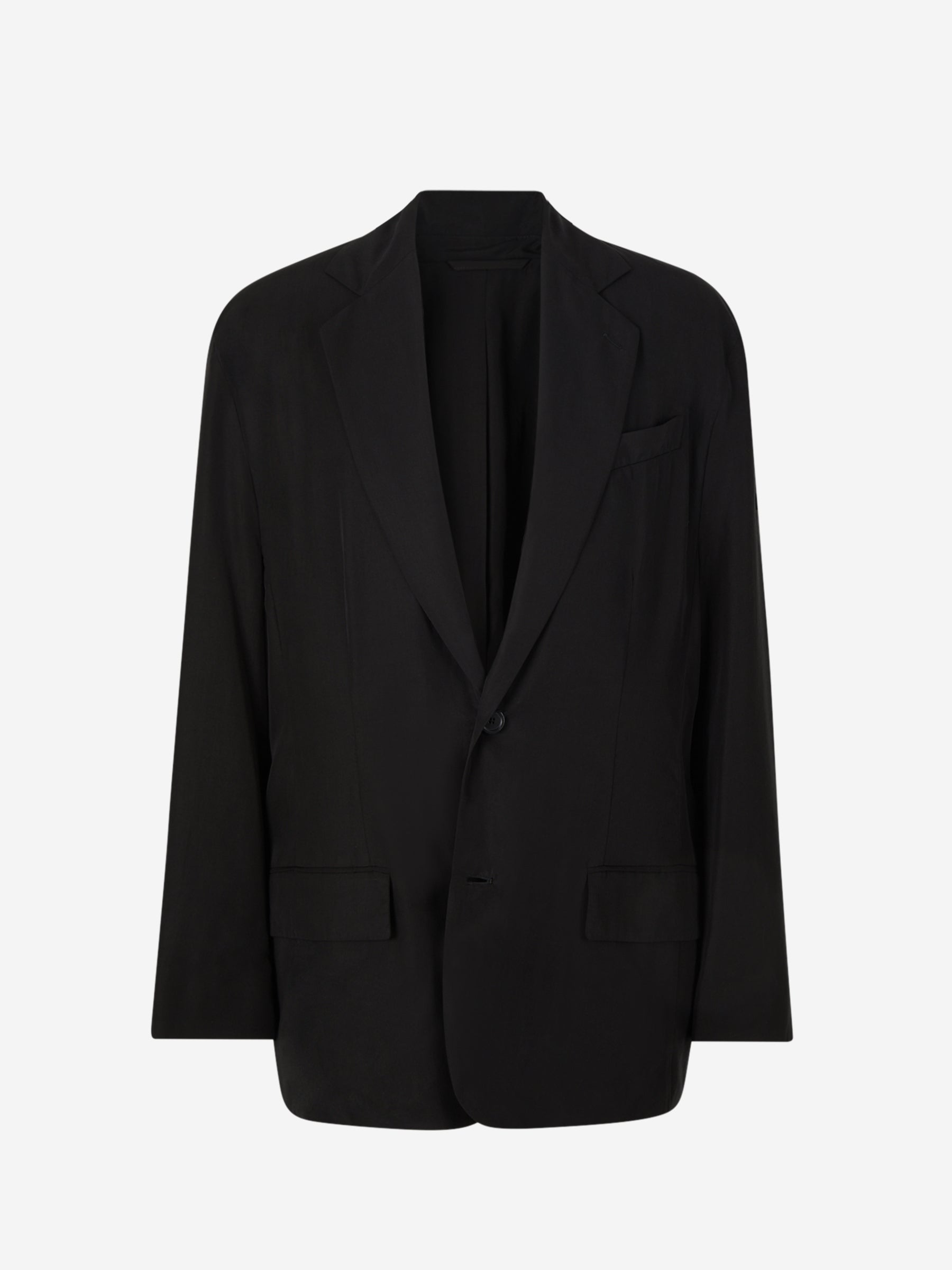 Outlet online Balenciaga Mujer Blazer Fluida Logo color Negro sku 741-002152 01 - Foto 1