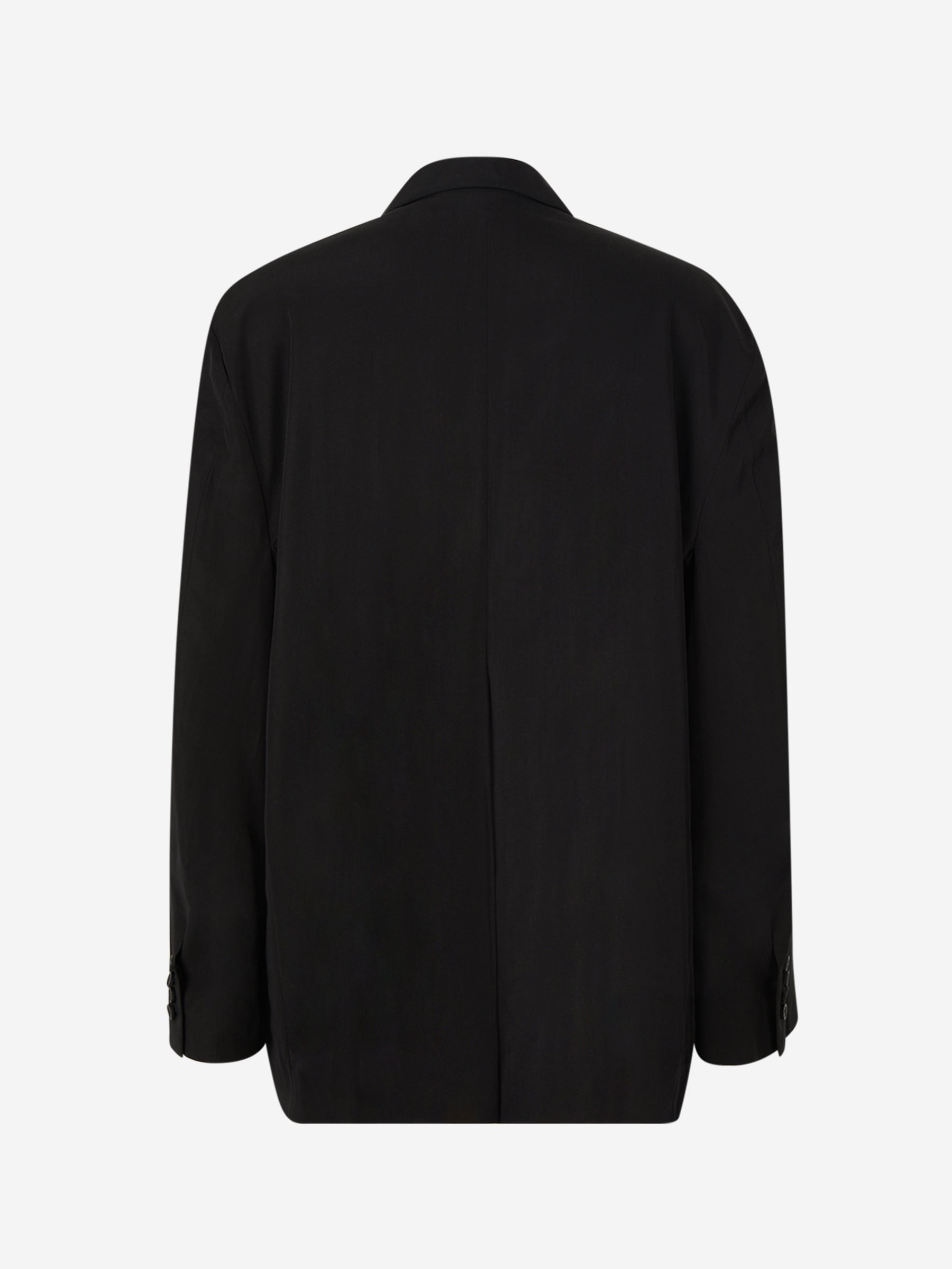 Outlet online Balenciaga Mujer Blazer Fluida Logo color Negro sku 741-002152 01 - Foto 3