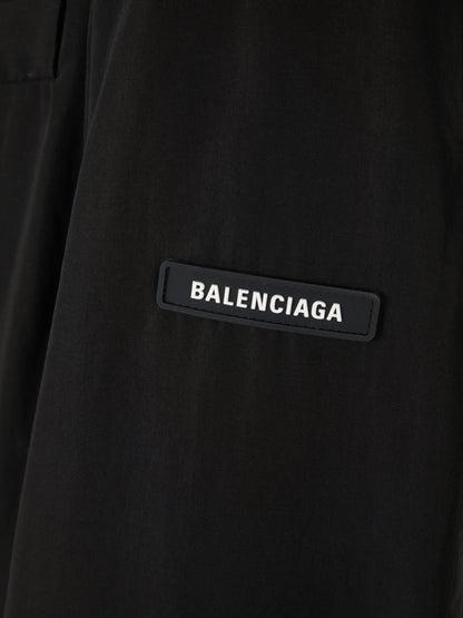 Outlet online Balenciaga Mujer Blazer Fluida Logo color Negro sku 741-002152 01 - Foto 5