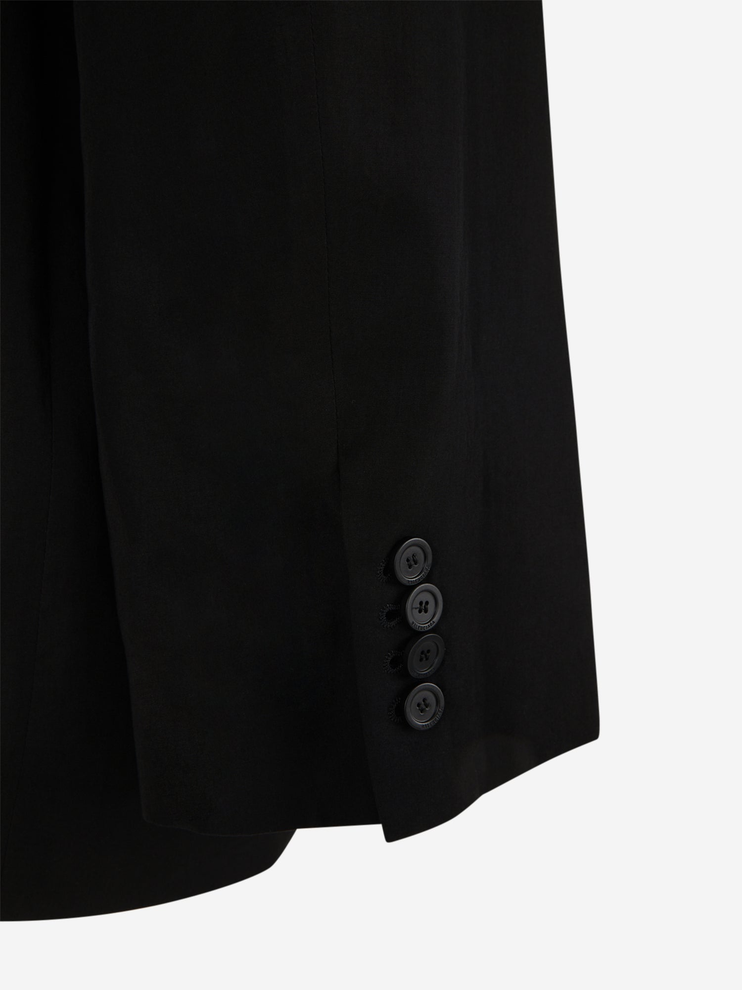 Outlet online Balenciaga Mujer Blazer Fluida Logo color Negro sku 741-002152 01 - Foto 6