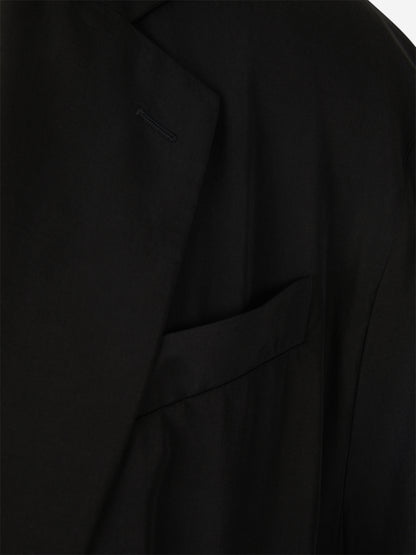 Outlet online Balenciaga Mujer Blazer Fluida Logo color Negro sku 741-002152 01 - Foto 7