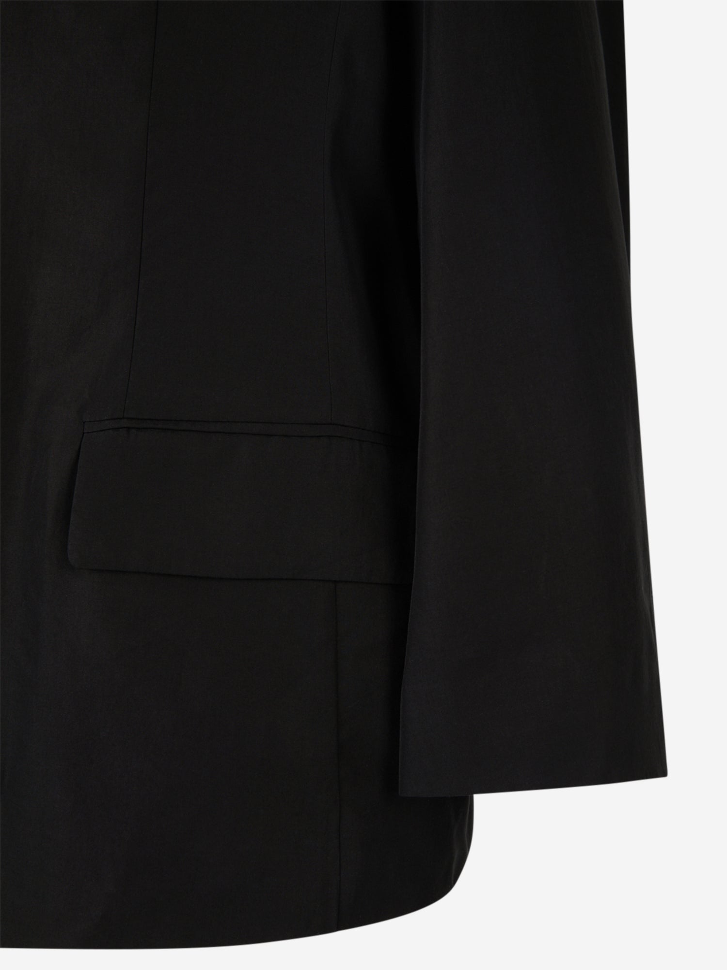 Outlet online Balenciaga Mujer Blazer Fluida Logo color Negro sku 741-002152 01 - Foto 8