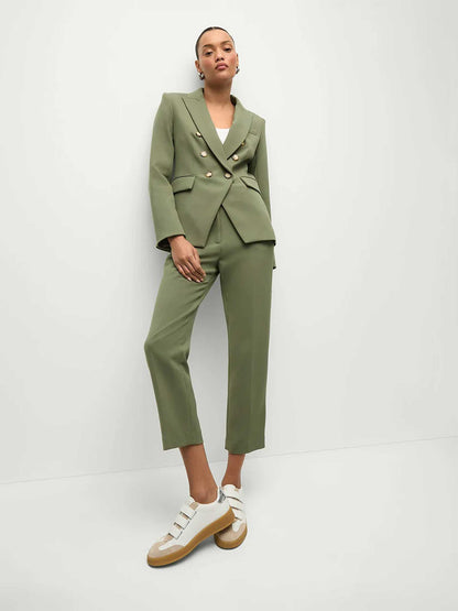 Veronica Beard Mujer Barcelona Blazer Miller Dickey color Verde Militar sku 741-002216 01 - Foto 4
