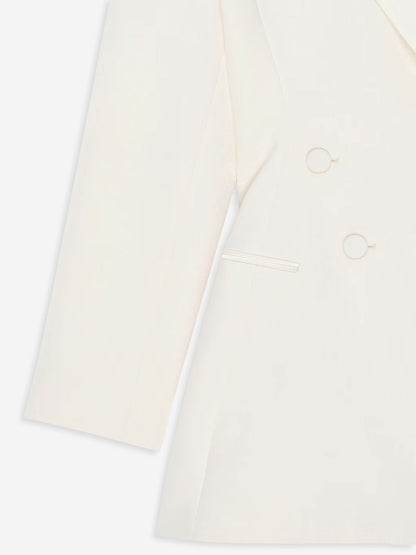 Outlet online Givenchy Mujer Blazer Lana Plisada color Marfil sku 741-002237 01 - Foto 4