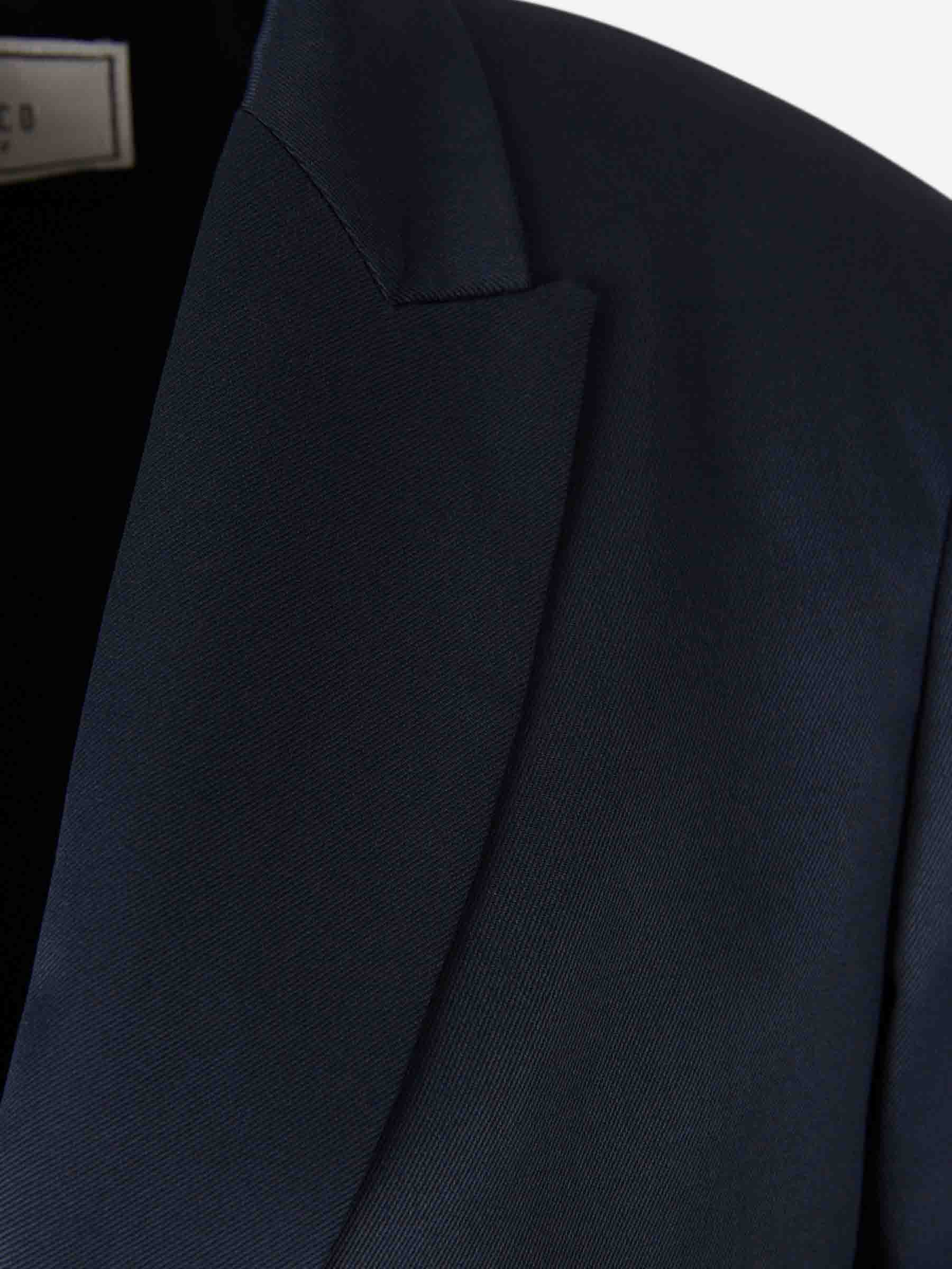 Outlet online Peserico Mujer Blazer Recta Lana color Azul Marino sku 741-002243 01 - Foto 3