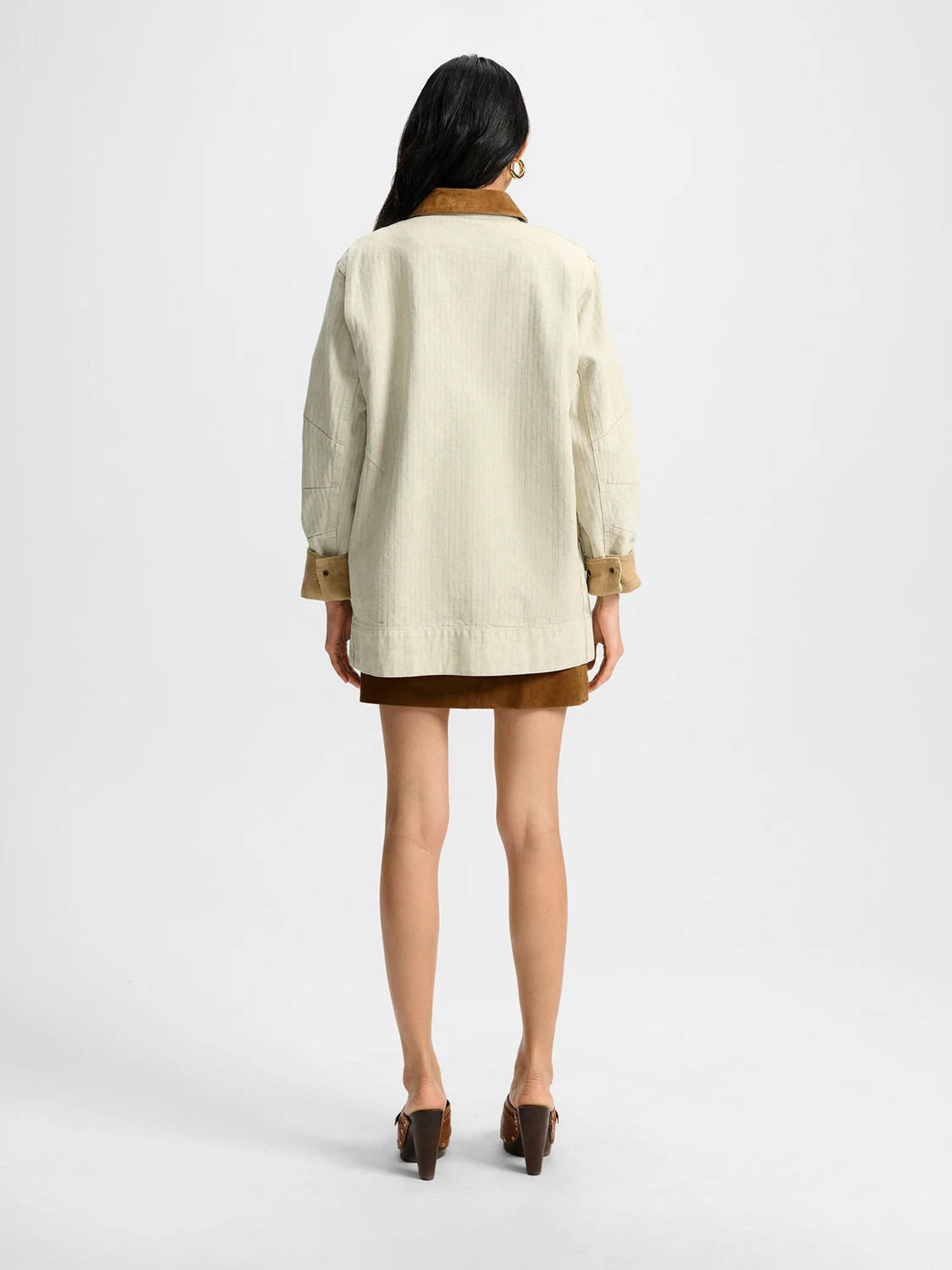 Outlet online Veronica Beard Mujer Chaqueta Abbas color Beige sku 741-002246 01 - Foto 3