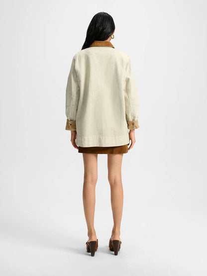 Outlet online Veronica Beard Mujer Chaqueta Abbas color Beige sku 741-002246 01 - Foto 3