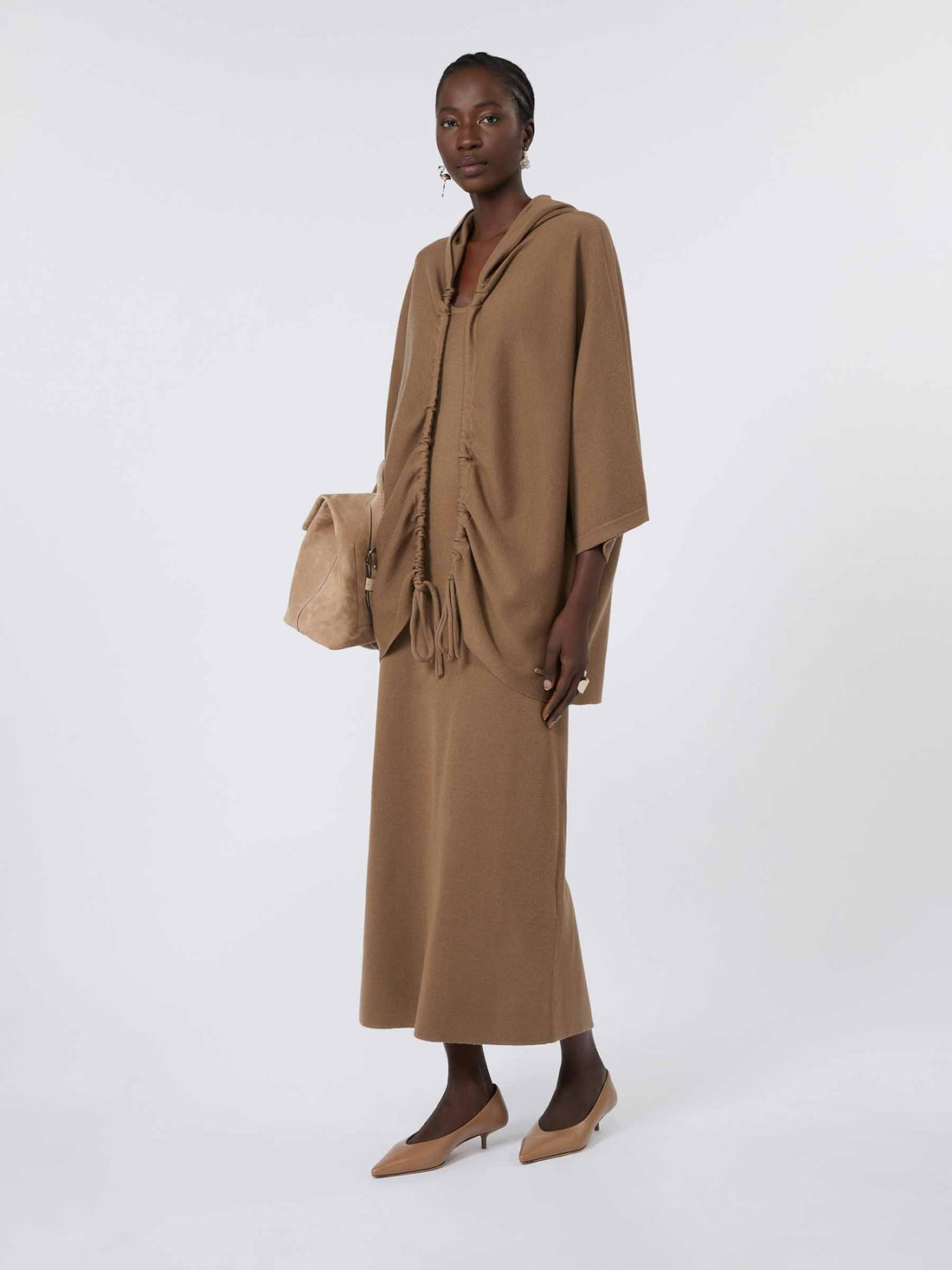 Outlet online Max Mara Mujer Cárdigan Tricot Lana color Camel sku 741-002269 01 - Foto 2