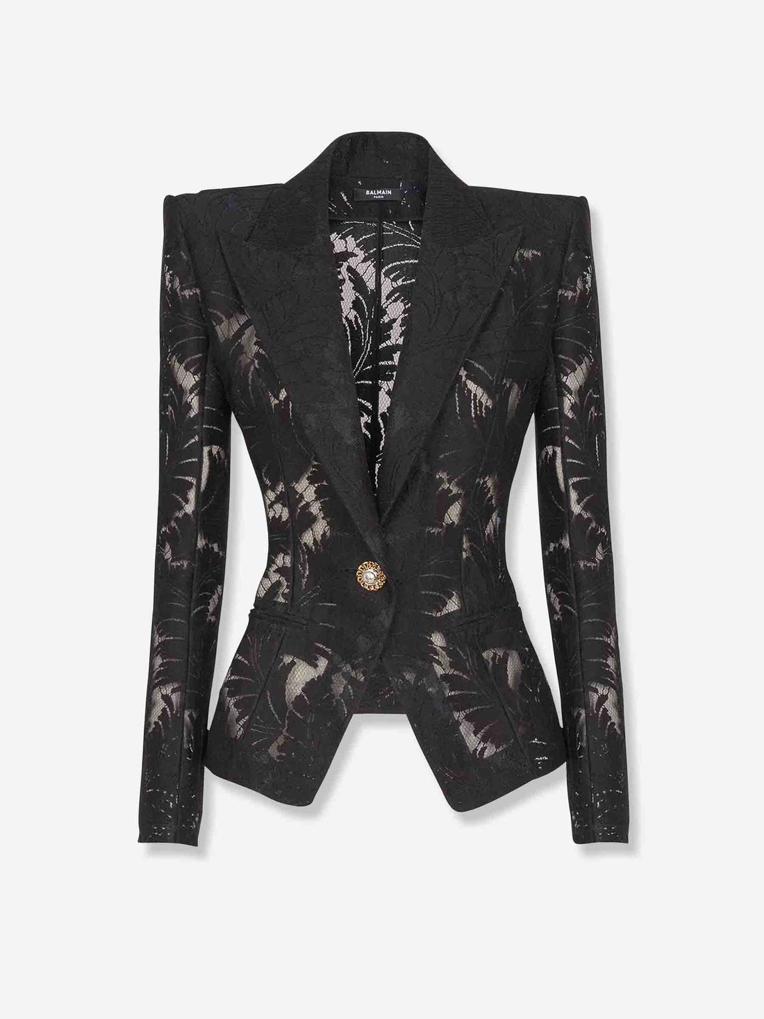 Outlet online Balmain Mujer Blazer Encaje color Negro sku 741-002274 01 - Foto 1