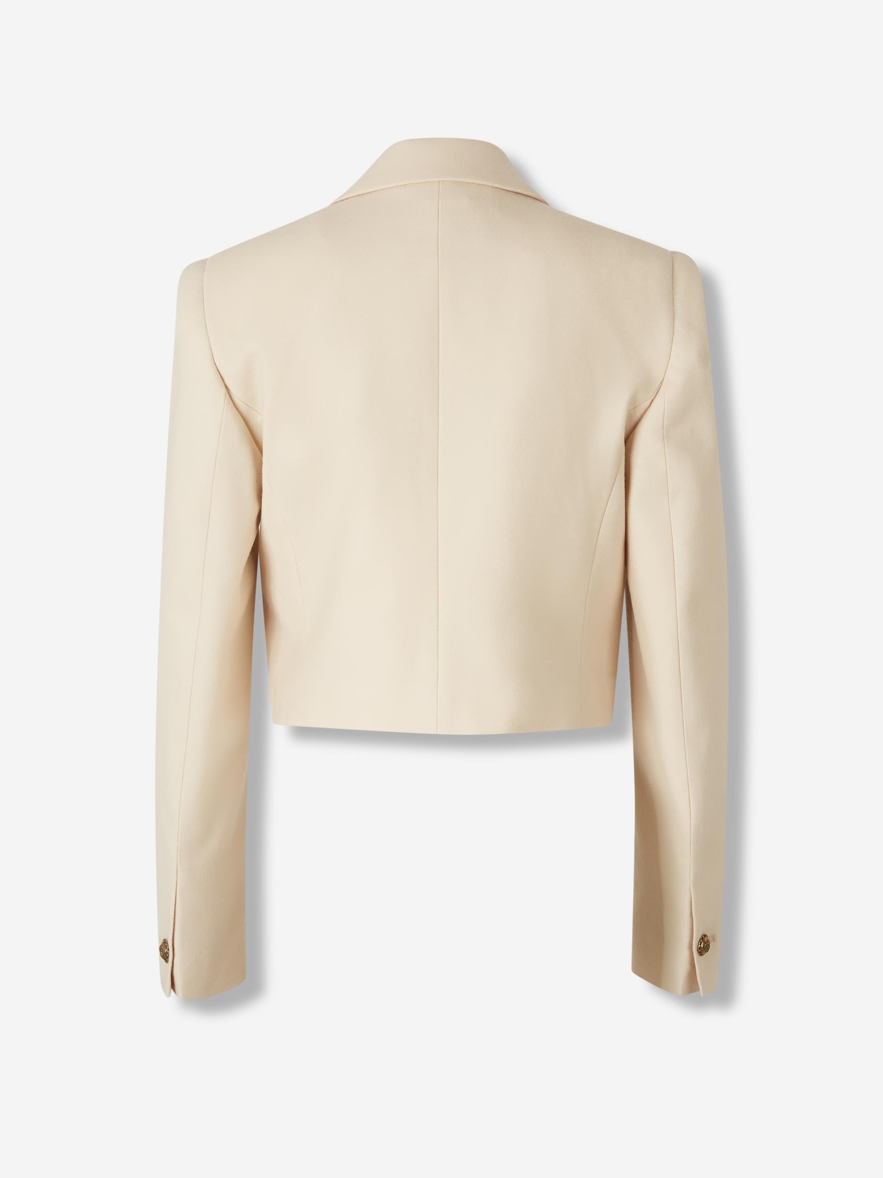 Outlet online Zimmermann Mujer Blazer Cropped Lana color Crema sku 741-002283 01 - Foto 2