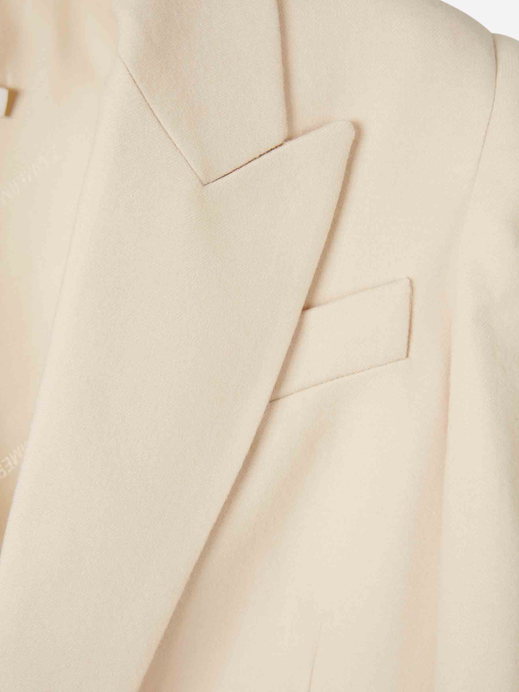 Outlet online Zimmermann Mujer Blazer Cropped Lana color Crema sku 741-002283 01 - Foto 3