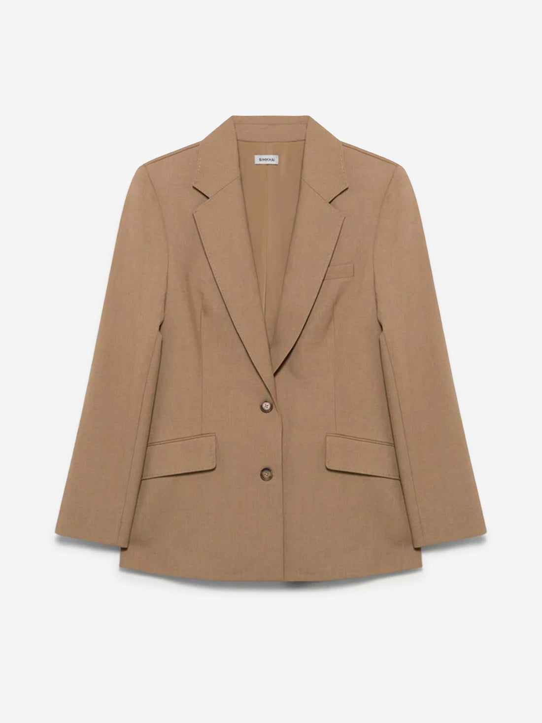 Outlet online Simkhai Mujer Blazer Moren Plisado color Camel sku 741-002307 01 - Foto 1