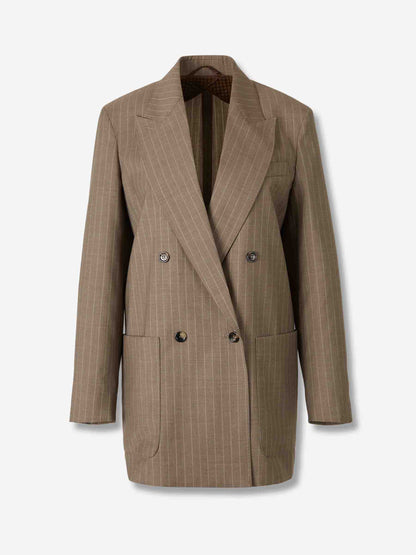 Outlet online Max Mara Mujer Blazer Raya Diplomática color Camel sku 741-002328 01 - Foto 1