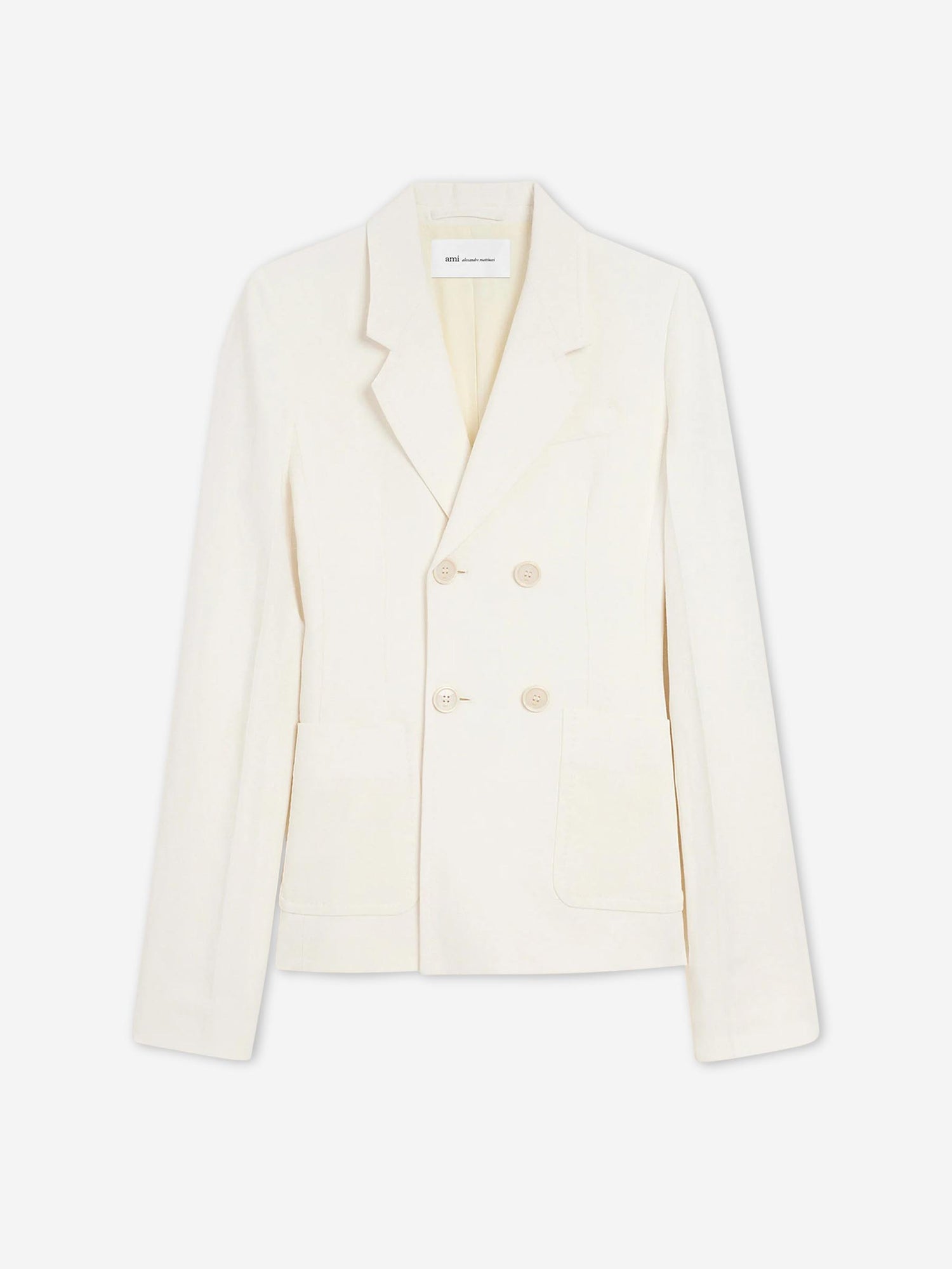 Ami Paris Mujer Barcelona Blazer Bar Cruzada color Blanco sku 741-002331 01 - Foto 1