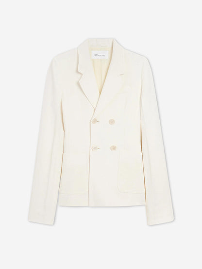Ami Paris Mujer Barcelona Blazer Bar Cruzada color Blanco sku 741-002331 01 - Foto 1