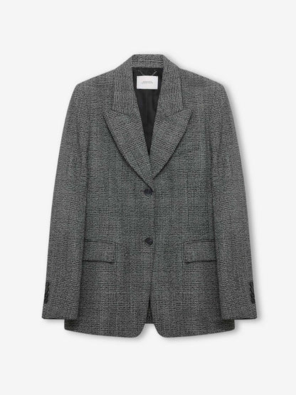 Outlet online Dorothee Schumacher Mujer Blazer Lana Glen color Gris sku 741-002338 01 - Foto 1