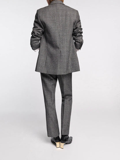 Outlet online Dorothee Schumacher Mujer Blazer Lana Glen color Gris sku 741-002338 01 - Foto 3
