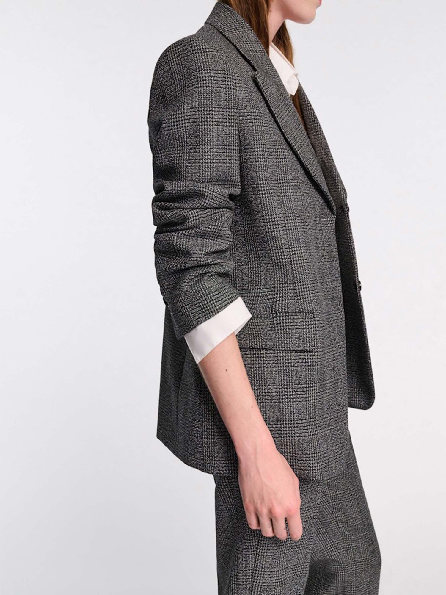 Outlet online Dorothee Schumacher Mujer Blazer Lana Glen color Gris sku 741-002338 01 - Foto 4