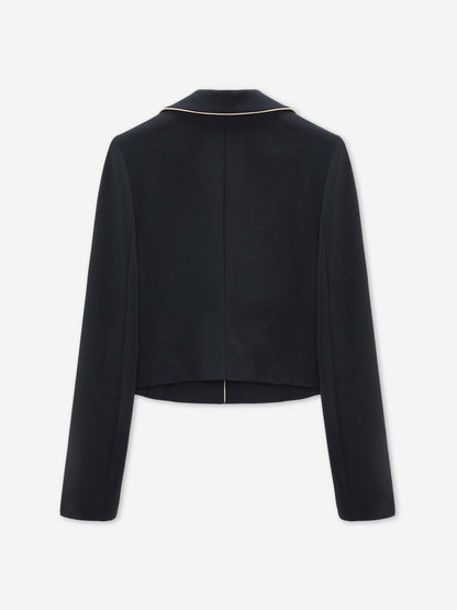 Outlet online Dorothee Schumacher Mujer Blazer Cropped color Azul Noche sku 741-002341 01 - Foto 3